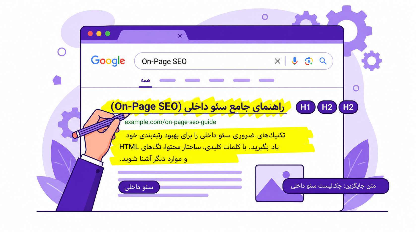 بهینه‌سازی آن‌پیج تیتر و متا